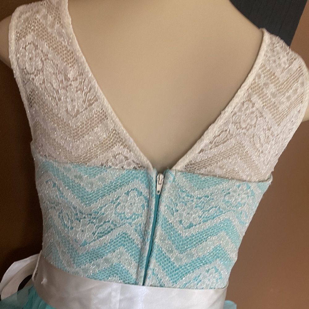 Teeze Me Prom Homecoming Fancy Formal Dress 👗 Blue 3/4 - Picture 6 of 8